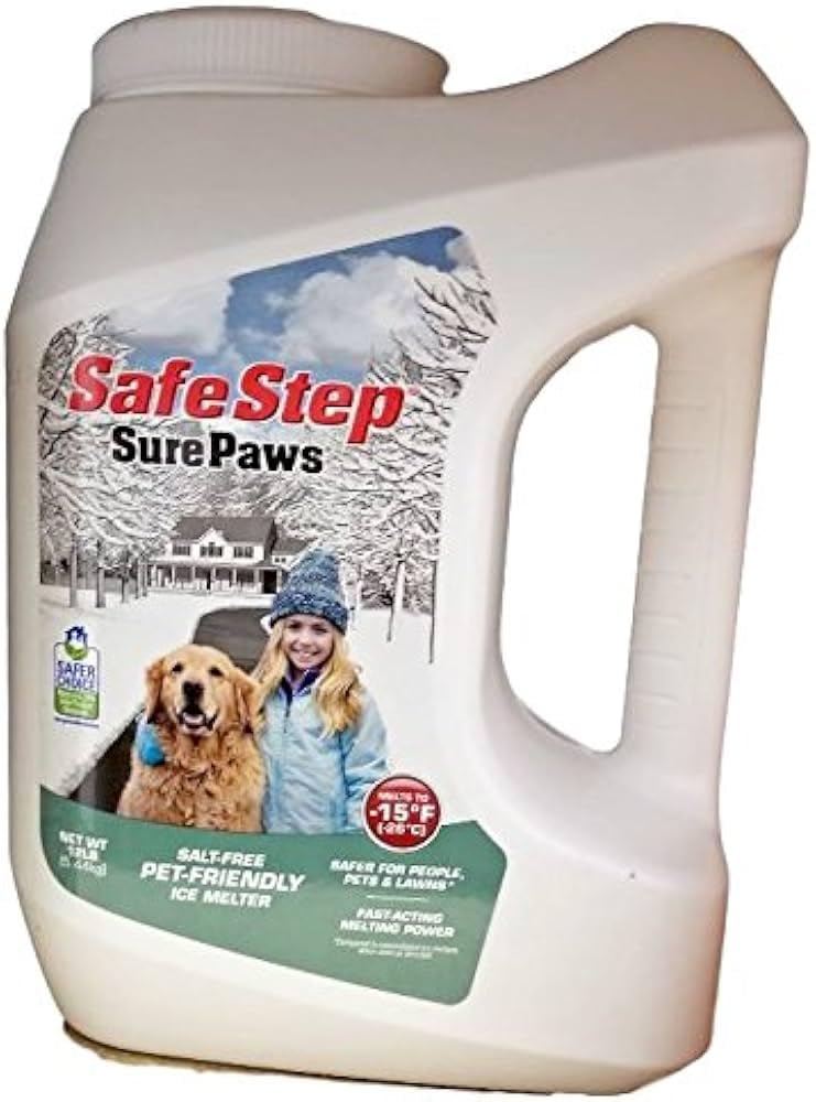 Safe Step Sure Paws Pet-Friendly Ice Melter, 12 lb Jug, Salt-Free