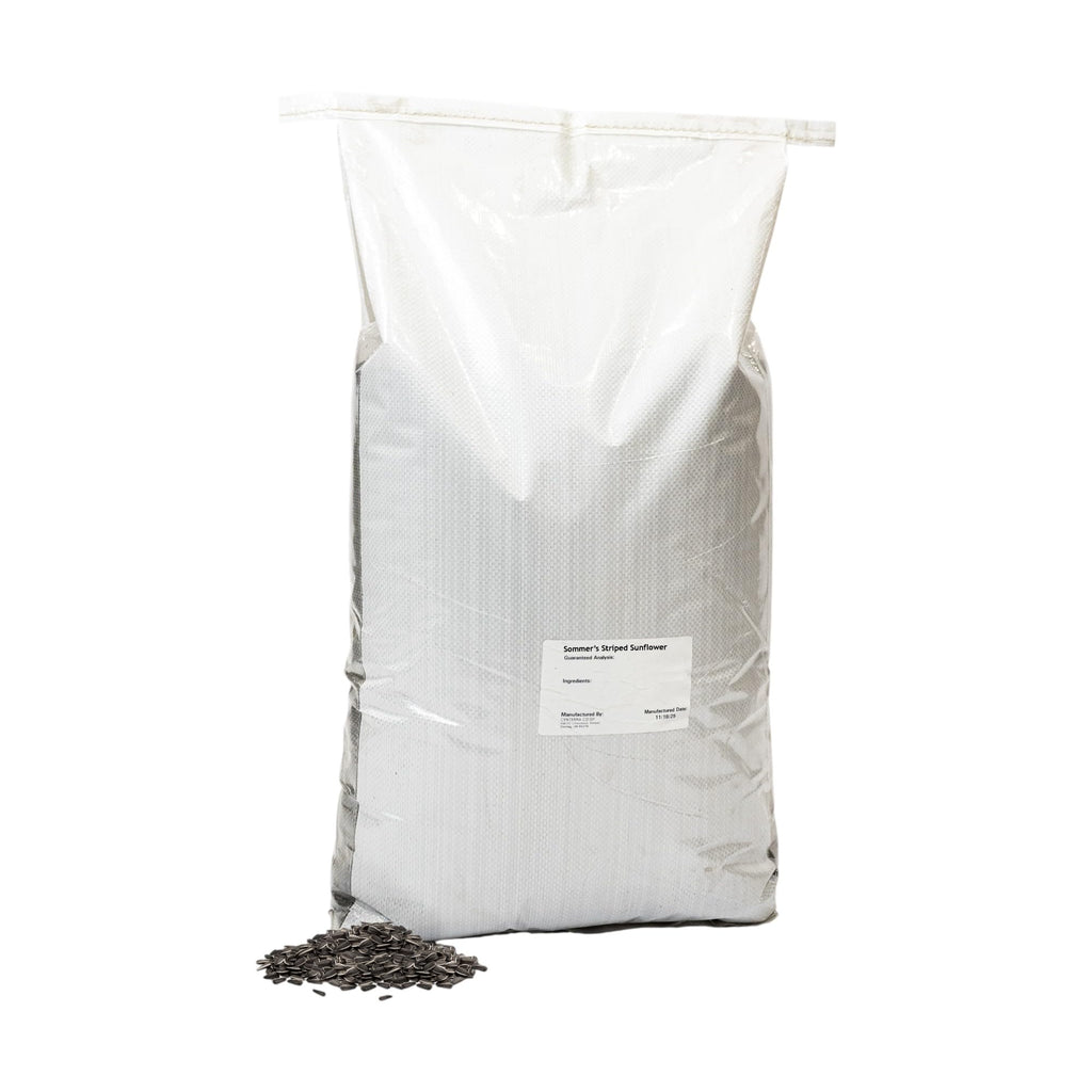 Striped Sunflower Bulk Wild Bird Seed – 25 lb Large Striped Sunflower Seeds