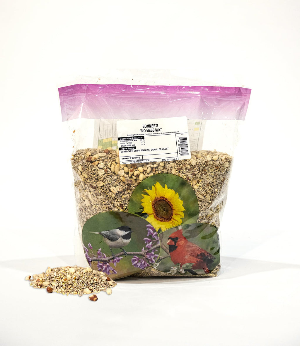 No Mess Wild Bird Seed – 10 lb Hull Free Sunflower & Peanut Bird Feeder Blend