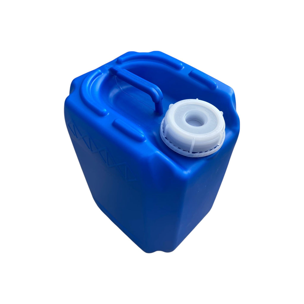 TriceEssentials 2.5 Gallon / 10L BPA-Free Water Jug with 70mm Screw Cap, Stackable Rectangular Carboy, Food-Grade HDPE for Liquid Storage & Mixing