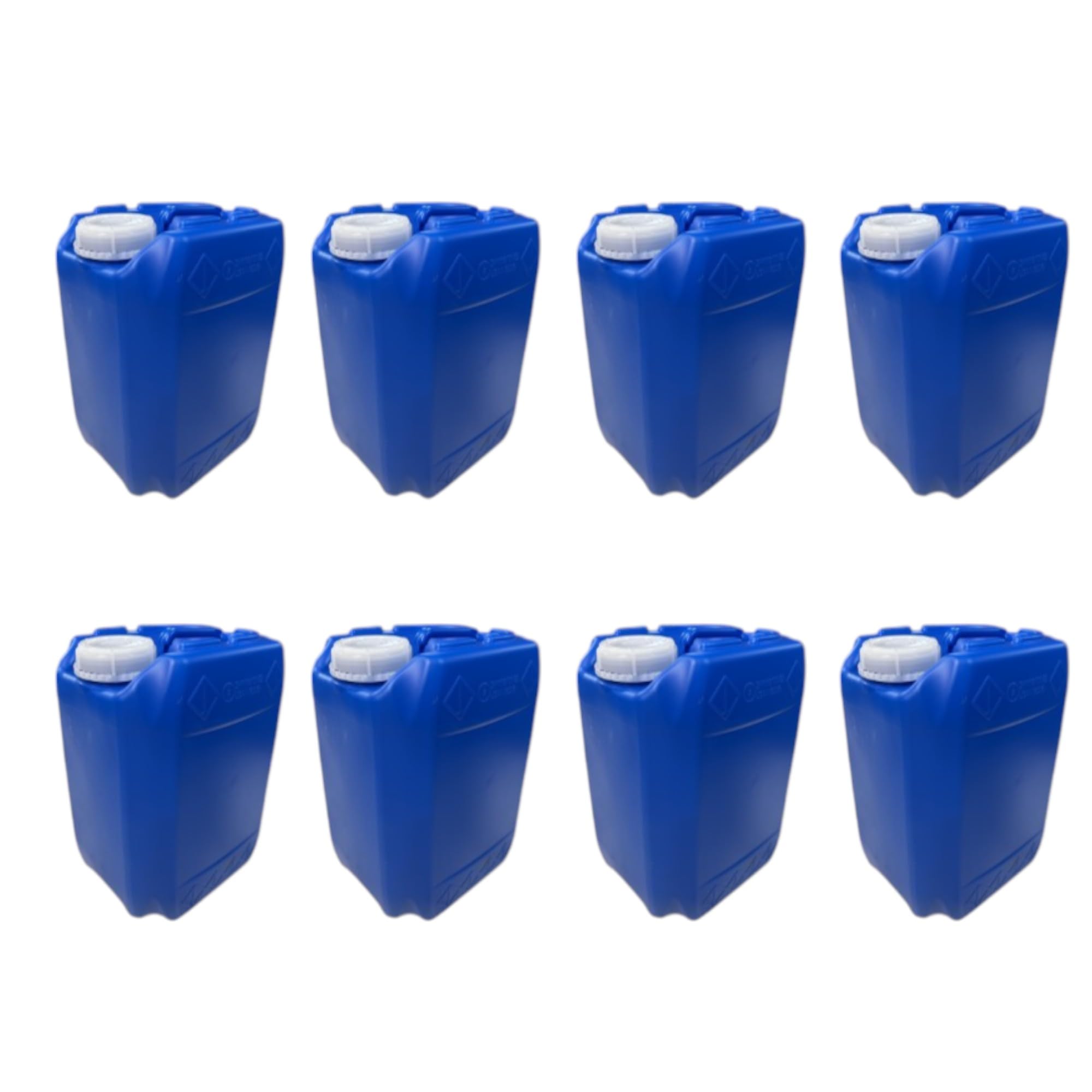 TriceEssentials 2.5 Gallon / 10L BPA-Free Water Jug with 70mm Screw Cap, Stackable Rectangular Carboy, Food-Grade HDPE for Liquid Storage & Mixing