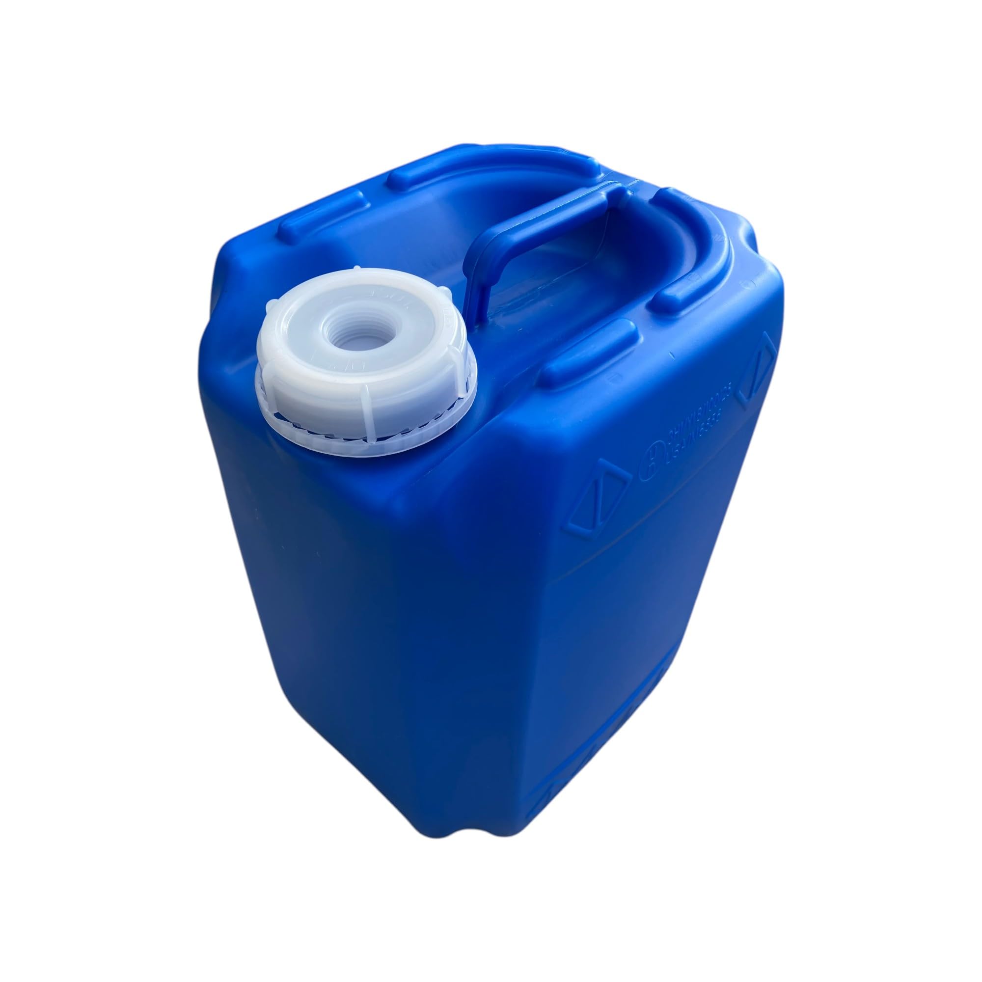 TriceEssentials 2.5 Gallon / 10L BPA-Free Water Jug with 70mm Screw Cap, Stackable Rectangular Carboy, Food-Grade HDPE for Liquid Storage & Mixing