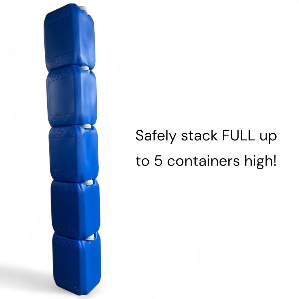 TriceEssentials 5 Gallon Hedpack with Cap | Carboy | Brewing & Fermentation | Stackable | BPA FREE- Food Grade