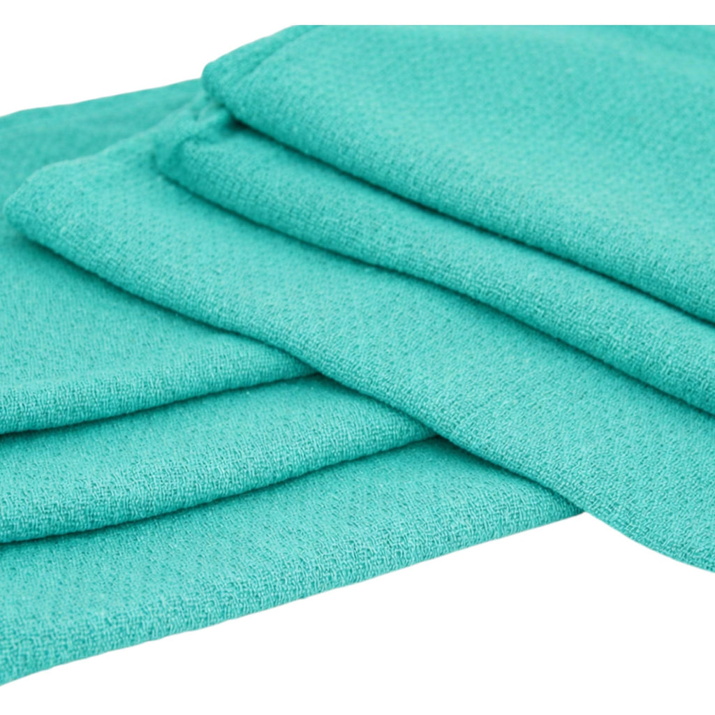 TriceEssentials Huck Towels – 25 lb Box (~225 Recycled Rags) | 16” x 24” 100% Cotton Cleaning Cloths | Super Absorbent, Low Lint Shop Towels for Windows, Car Detailing, Janitorial & Commercial Use