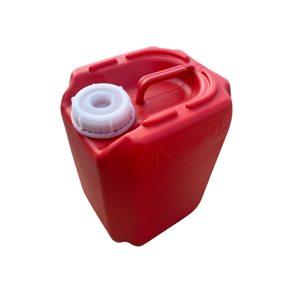 TriceEssentials 2.5 Gallon / 10L BPA-Free Water Jug with 70mm Screw Cap, Stackable Rectangular Carboy, Food-Grade HDPE for Liquid Storage & Mixing