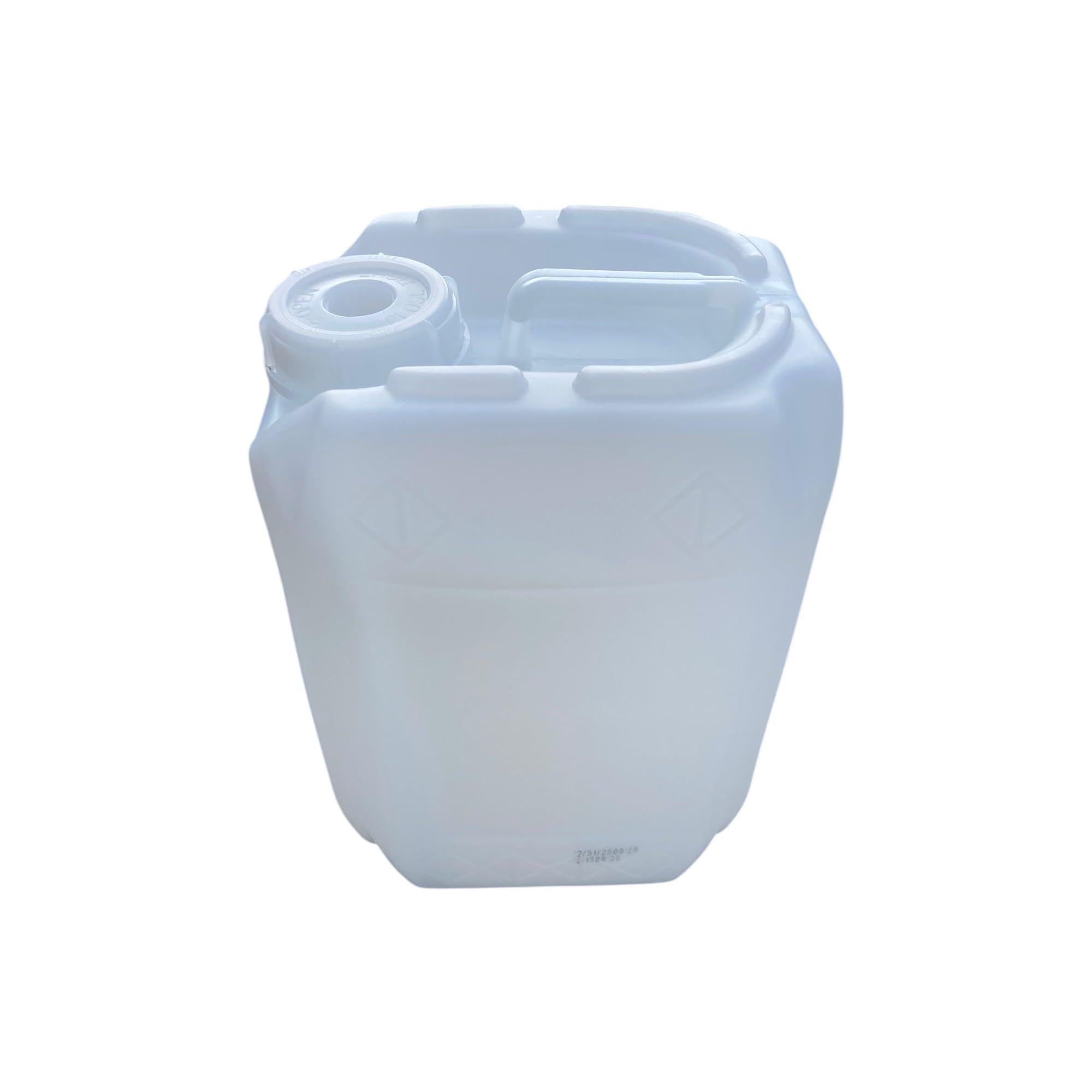 TriceEssentials 2.5 Gallon / 10L BPA-Free Water Jug with 70mm Screw Cap, Stackable Rectangular Carboy, Food-Grade HDPE for Liquid Storage & Mixing