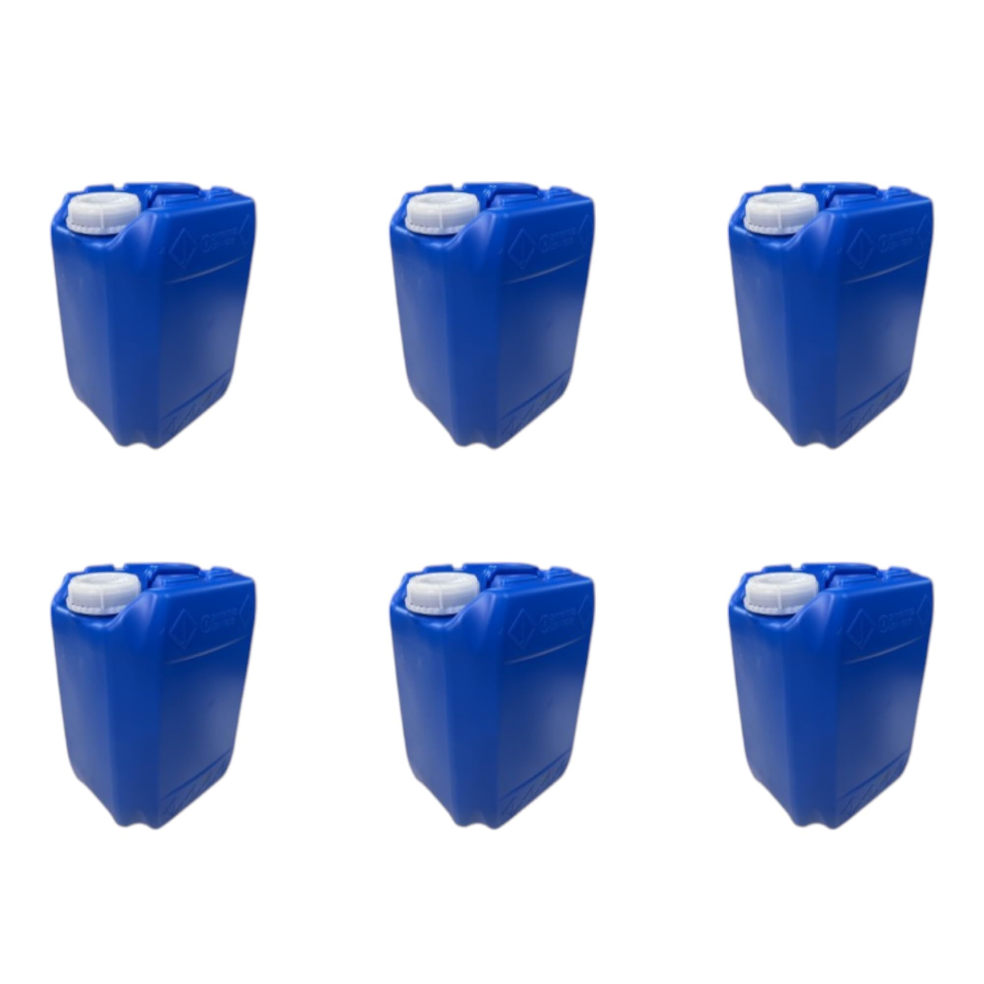 TriceEssentials 2.5 Gallon / 10L BPA-Free Water Jug with 70mm Screw Cap, Stackable Rectangular Carboy, Food-Grade HDPE for Liquid Storage & Mixing