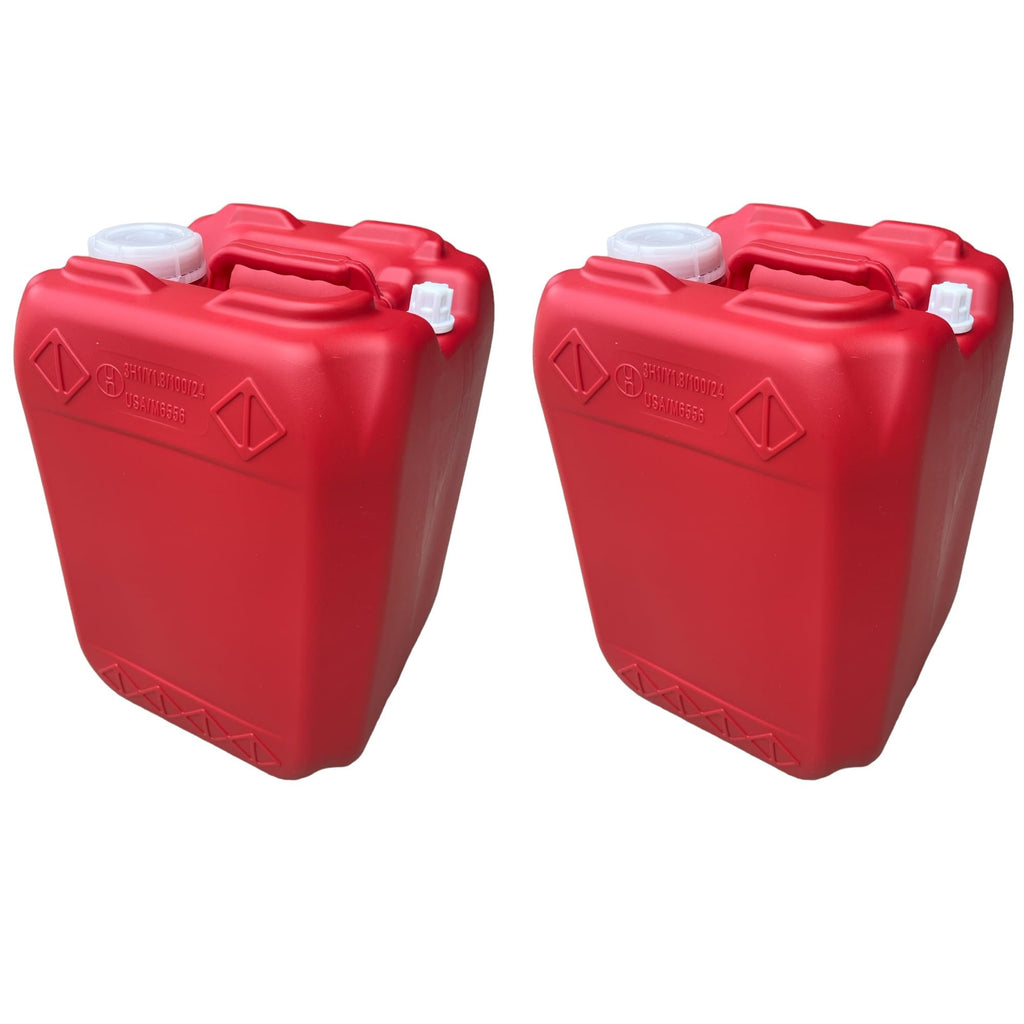5 Gallon Hedpack with Cap | Carboy | Brewing & Fermentation | Stackable | BPA FREE- Food Grade | 2 PACK