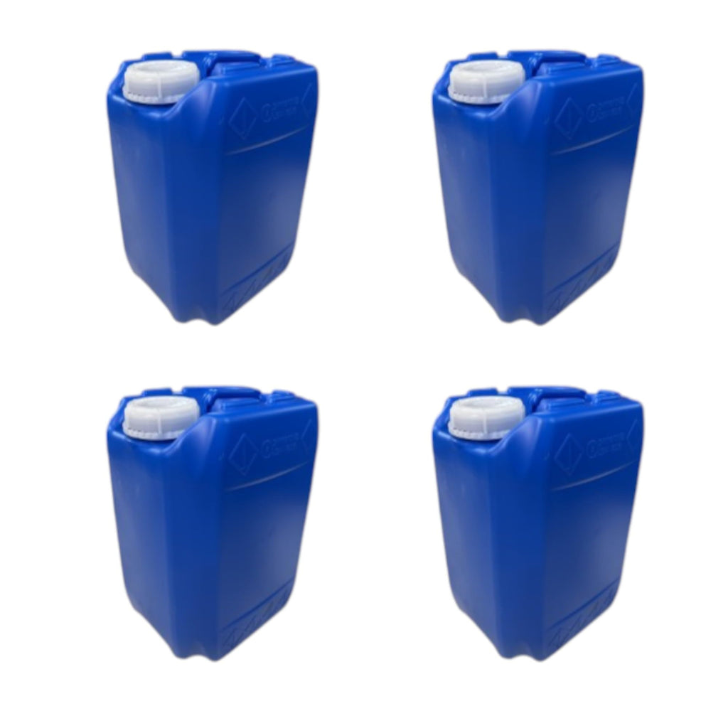 TriceEssentials 2.5 Gallon / 10L BPA-Free Water Jug with 70mm Screw Cap, Stackable Rectangular Carboy, Food-Grade HDPE for Liquid Storage & Mixing