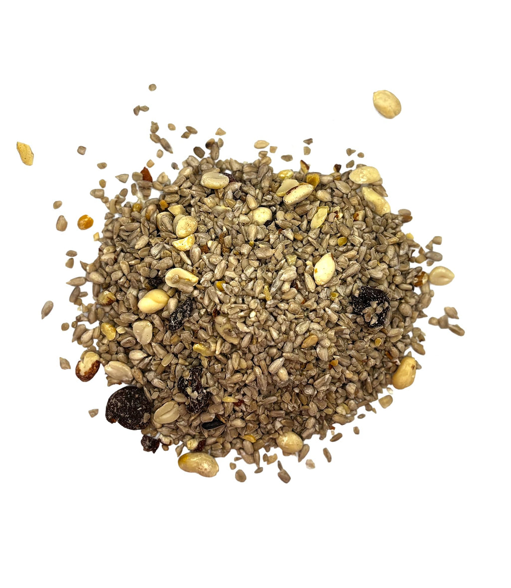 Shell Free Fruit & Nut Bird Seed – 20 lb No Waste Bird Feeder Blend with Sunflower Chips & Peanuts