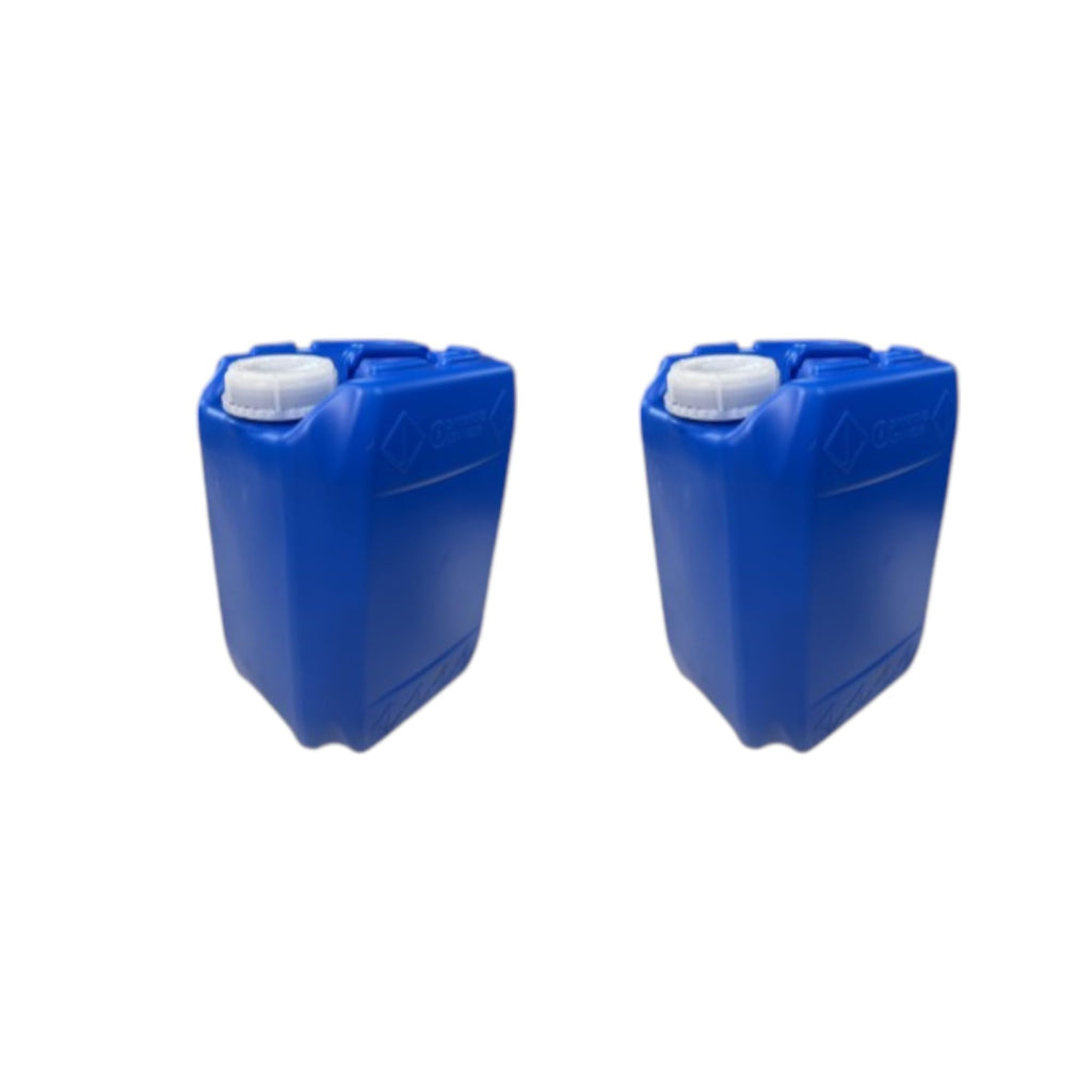 TriceEssentials 2.5 Gallon / 10L BPA-Free Water Jug with 70mm Screw Cap, Stackable Rectangular Carboy, Food-Grade HDPE for Liquid Storage & Mixing