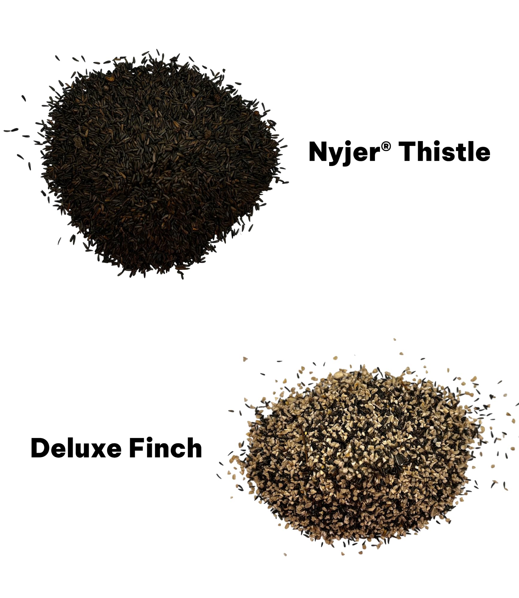 Finch & Small Bird Wild Bird Seed Bundle – 2 Pack (5 lb Bags) Nyjer® Thistle & Deluxe Finch Blend